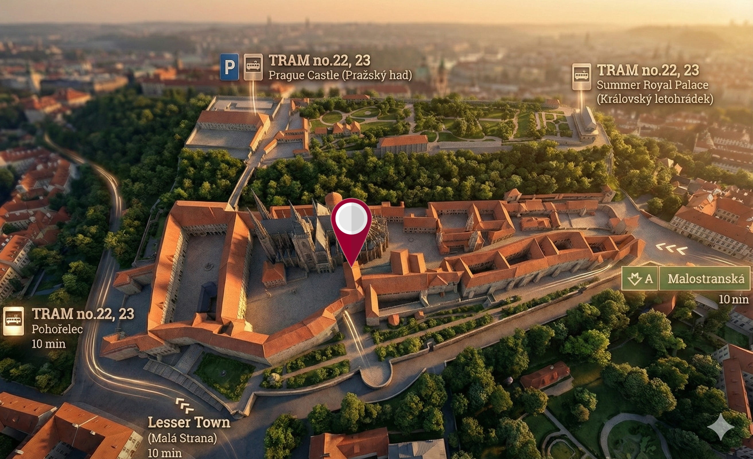 Map of Old Royal Palace
