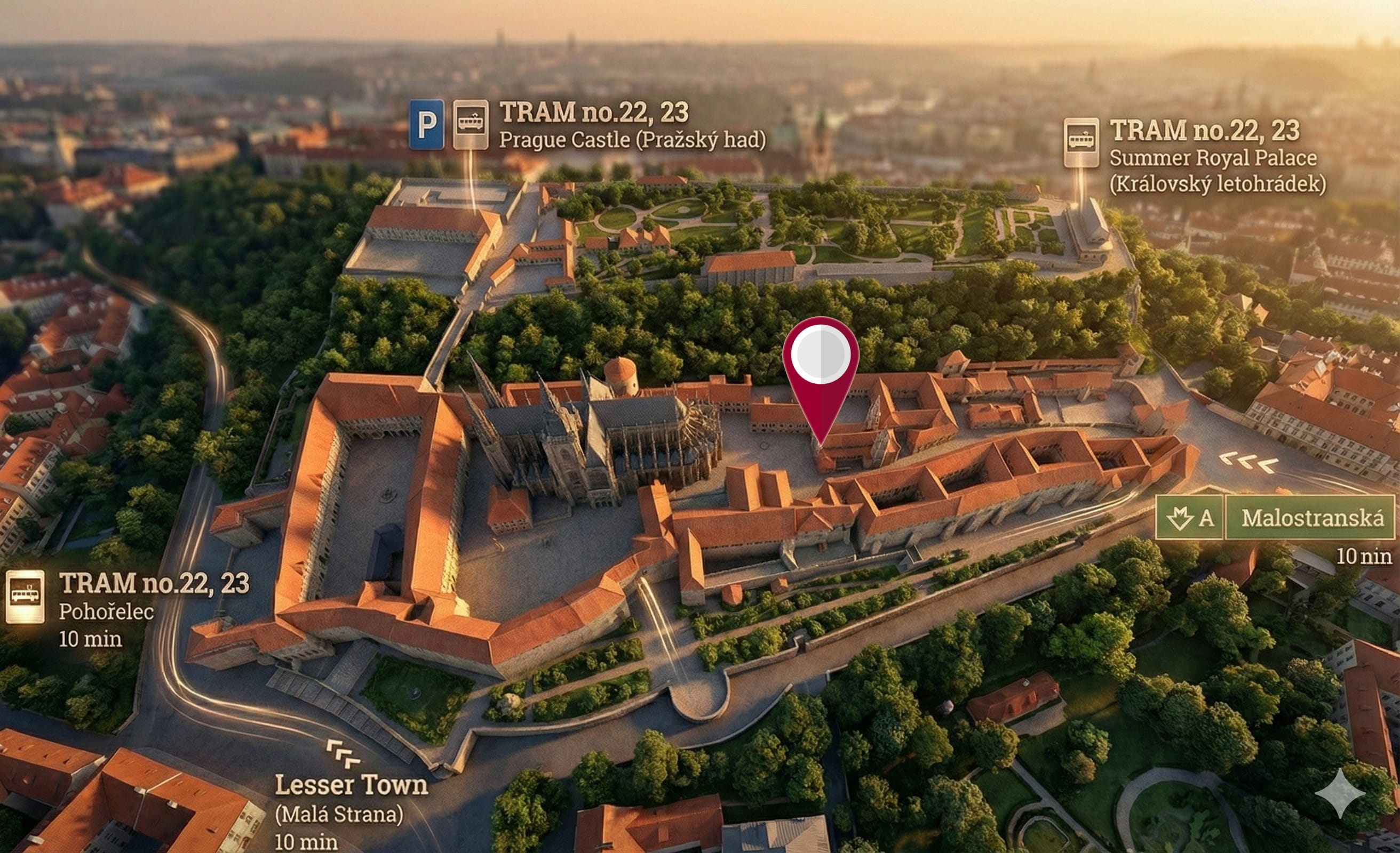 Map of St. George's Basilica