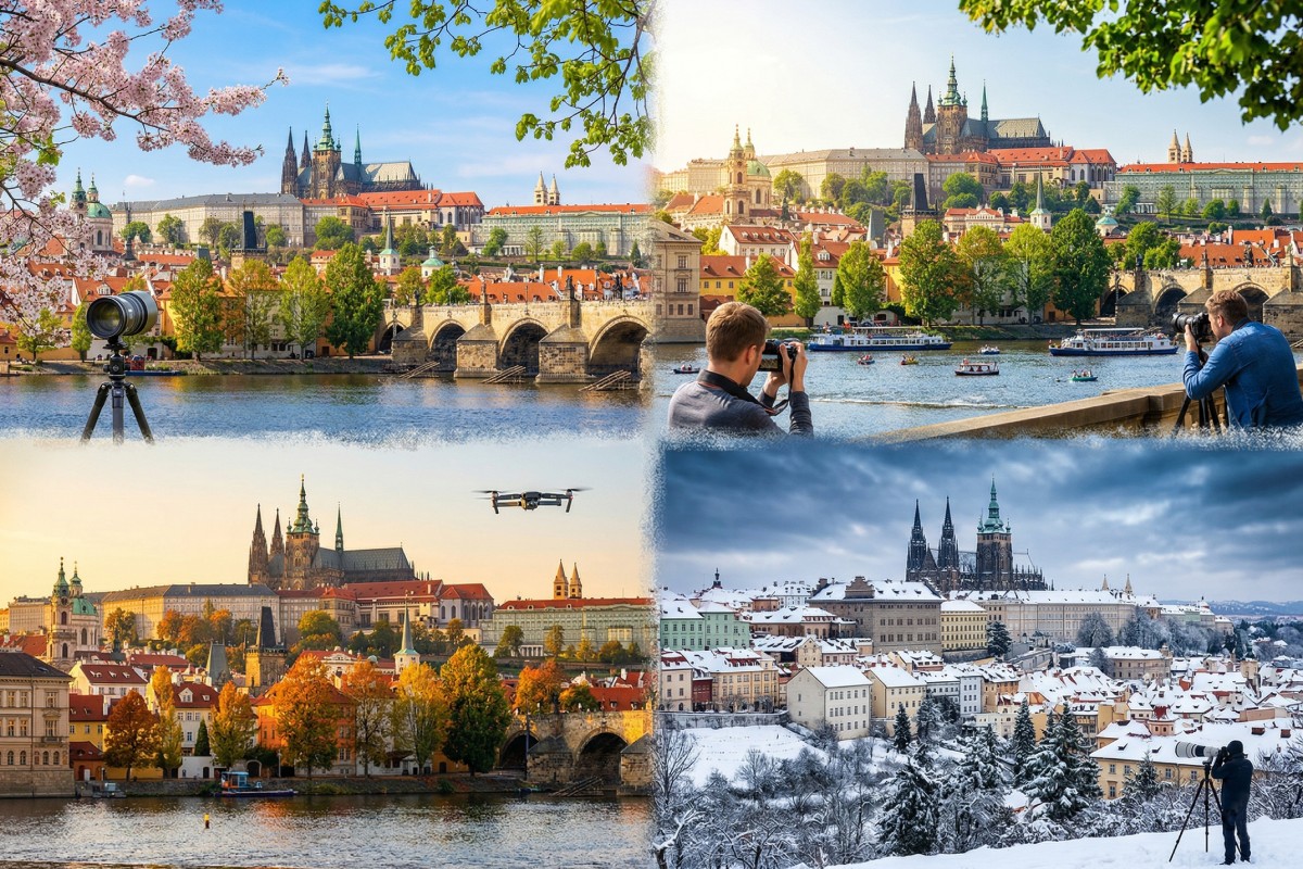 Seasonal Changes: Photography Opportunities at Prague Castle