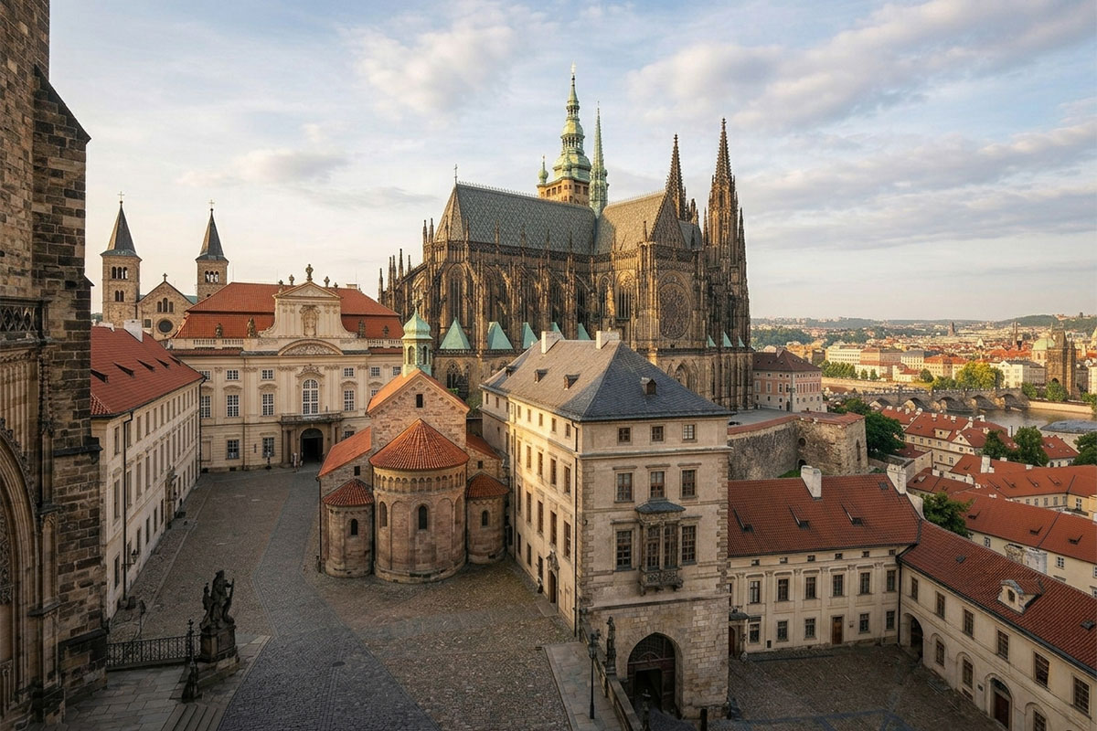 Architectural Marvels: Documenting the Styles of Prague Castle