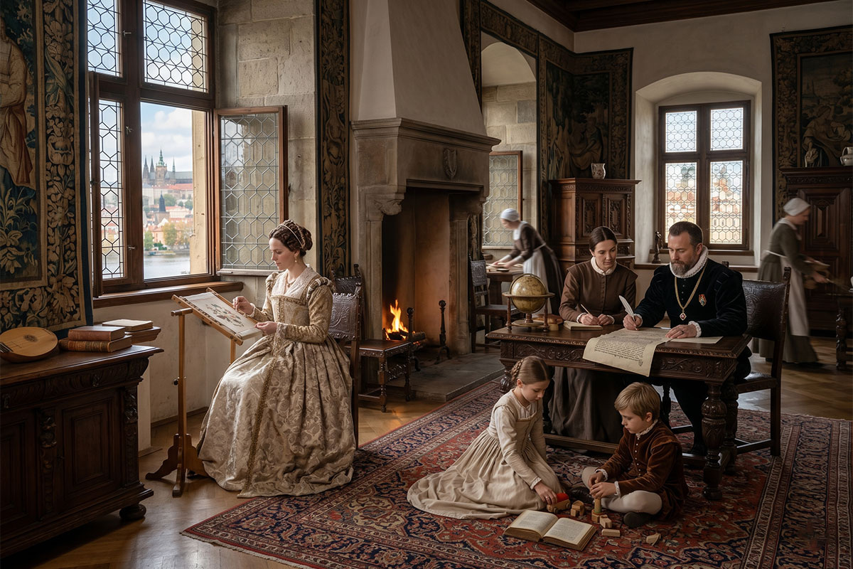 Life in the Royal Court: Daily Routines of Prague\'s Nobility